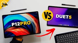 The BEST TABLETS from Lenovo Tab P12 Pro vs Chromebook Duet 5 [upl. by Nerej]