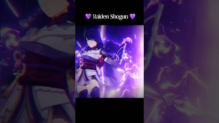 💜 Raiden shogun 💜 genshinimpact genahinimpactlive genshinshorts [upl. by Eriam]