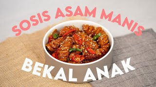 Dijamin Enak  Ide Bekal Anak  Resep Sosis Asam Manis [upl. by Names]