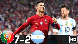 Portugal vs Argentina 72  All Goals amp Highlights Résumén amp Goles  Last Matches  HD [upl. by Akeimahs107]