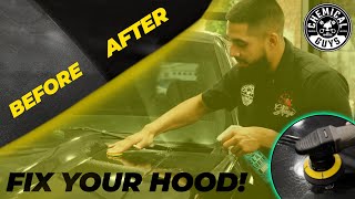 How To Clean Prep And Polish Your Hood Indoors During Winter  Chemical Guys [upl. by Sosna629]