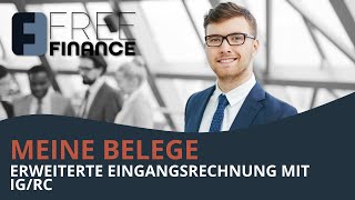 FreeFinance Tutorial  Meine Belege Eingangsrechnung mit iGRC [upl. by Goer]