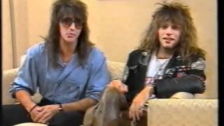 Bon Jovi  Funny Interview MTV Australia 1987 [upl. by Nalad]