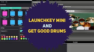 How to use the Launchkey Mini w Get Good Drums [upl. by Aivato]