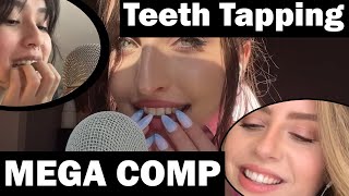 ASMR Teeth Tapping MEGA COMPILATION  Beebee GHOSTGIRL Sharm and more [upl. by Maurie]