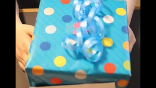 ASMR No Talking  Gift Wrapping  August 29 2019 [upl. by Conlin205]