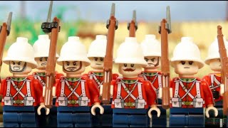 Lego Battle of Rorkes Drift  Zulu war history stop motion [upl. by Victoir]