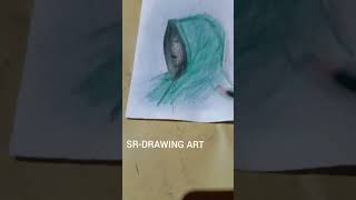 SRDRAWING ART black white stiker drawing artsketch [upl. by Gilba]