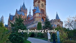 Drachenburg Castle  Schloss Drachenburg Königswinter  Castle in Germany  4K Ultra HD [upl. by Stockton]