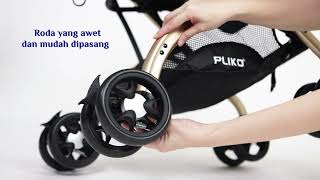 Pliko Trek Aluminium and compact Stroller BS 588 [upl. by Ahsimed]