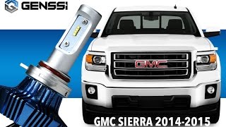 GENSSI G7 9012 LED Headlight Kit for GMC Sierra 2014 2015 [upl. by Yelkcub371]