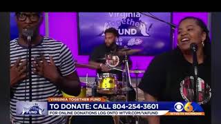 Jay Baxter amp The SAUCE Band LIVE CBS 6 Virginia Together Fund 6122020 [upl. by Itsirk]