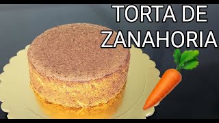 TORTA DE ZANAHORIA 🍰🥕 Esponjosa Deliciosa y Muy Fácil de Hacer😋 [upl. by Ahseik]