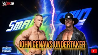 Full Match  The Undertaker vs John Cena Smackdown Live [upl. by Horlacher]