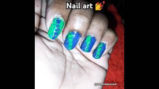 Do Simple and easy nail art at home 🥰fashion shortsvideo nails nailsart nailsnailsnails [upl. by Notserc]