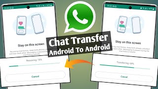 Whatsapp data transfer kaise kare  How to transfer whatsapp data from android to android [upl. by Billi614]