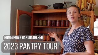 Living off our Garden Harvests 2023 Pantry Tour [upl. by Azenav184]