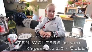 SLEEN Chayen Wolters 6 wint Kindermenu 20  Groene Spaghetti [upl. by Edik]