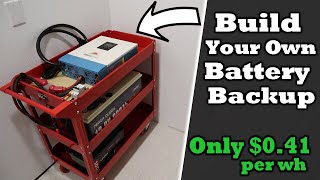 Be Ready For Any Power Outage DIY 3000w SunGoldPower  PowerQueen LiFePO4 Home Backup System [upl. by Eanil569]