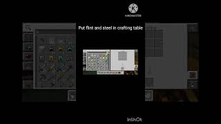 How to make flint and steel in Minecraft gaming viral dattraxgaming minecraft technogamerz [upl. by Notyalk]