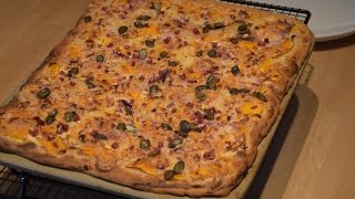 Kürbis Birnen Flammkuchen  Thermomix®TM5® [upl. by Noby481]