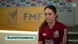 ¡Nuestro Ángel ha vuelto Platicamos con Scarlett Camberos sobre su regreso a la Selección😇 [upl. by Shetrit251]