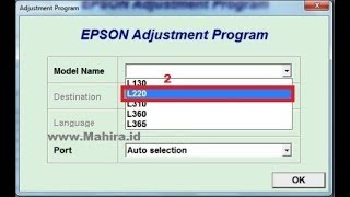 Cara Reset EPSON L220  how to reset epson l220 l360 l130 l310 l360 amp l365 printer [upl. by Borszcz]