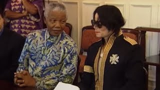 Michael Jackson meets Nelson Mandela [upl. by Hanoy198]