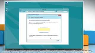 How to change HomeGroup password in Windows® 8 [upl. by Kirwin]