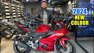 2024 Yamaha r15 v4 New Model Review Video  Yamaha r15 2024 New Colour [upl. by Avuha]