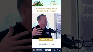 Sustainable Goals for an Endowment Fund shorts podcast [upl. by Nahsed]