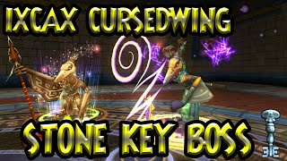 Wizard101 FIGHTING THE NEW STONE KEY BOSS IN AZTECA w SKELEMYSTYC [upl. by Lucrece969]