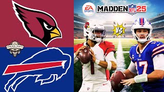 Arizona CARDINALS Vs Buffalo BILLS  Madden 25 Prediction 🔥🏈 [upl. by Leunammi768]