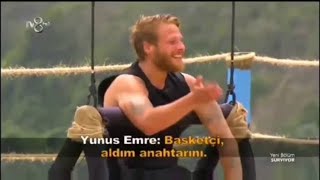 Survivor 2024 Yunus Emre Komik Anlar Derleme [upl. by Yorel]