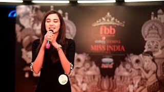 Stefy Patels introduction at Miss India 2018 Jharkhand Auditions [upl. by Iral]