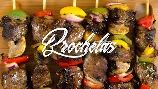 CÓMO HACER BROCHETAS DE RES 🍢🍖 Recién Cocinados [upl. by Narmak901]