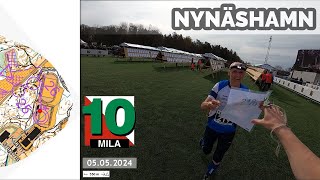 Headcam Orienteering Nynäshamn Sweden 10 mila [upl. by Caz]