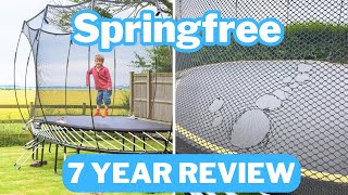 7 Year Springfree Trampoline Review  Are They Worth The Money 092 Large Oval [upl. by Aimal106]