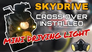 SKYDRIVE CROSSOVER INSTALL MINI DRIVING LIGHT [upl. by Aiet817]