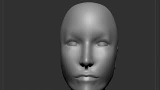 How to 3D model a face Cintiq 24HD 2024 [upl. by Christoph775]