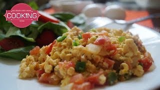 The perfect Mexican Scrambled Eggs HUEVOS A LA MEXICANA RECIPE [upl. by Airottiv]