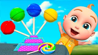 Lollipop Finger Family Song  Baby Finger Where Are You  PulkaCoco‬ Nursery Rhymes amp Kids Songs [upl. by Nanerb]