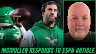 John McMullen REACTS to Eagles Bombshell Article on ESPN from Tim McManus [upl. by Welton]