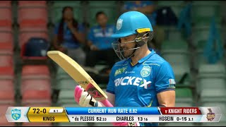 Faf Du Plessis Hits an Amazing Half Century in his Final Game  CPL 2023 [upl. by Ramey]