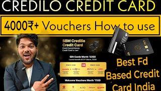 SBM Credilio Credit Card Review Best FD Based Credit Card 2024  Credilio Credit Card Good or Bad [upl. by Aniaz]