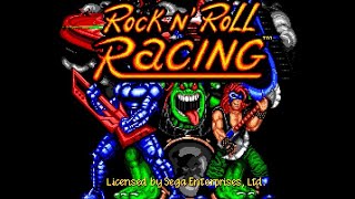 Mega Drive Longplay 157 Rock N Roll Racing [upl. by Alikee]