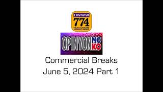 Opinyon Mo Opinyon Ko Commercial Breaks June 6 2024 Part 1 [upl. by Llechtim67]