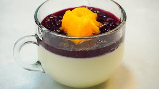 Panna Cotta  Make panna cotta Like an Italian  fast and simple 😋 [upl. by Pengelly739]