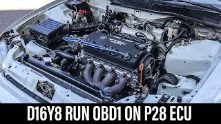 D16Y8 Ignition timing OBD1 P28 ECU  16 or 12 [upl. by Cirdla278]