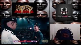 NAKAMASKARA Reacts  FlipTop  Hazky vs CripLi [upl. by Jensen]